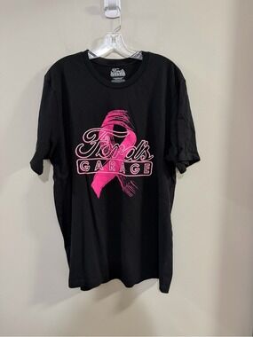 Breast Cancer Awareness Tee Ford's Garage Restaurant. Real Help Now. Size XXL